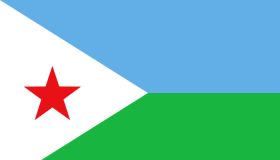 Republic of Djibouti African Country Flag