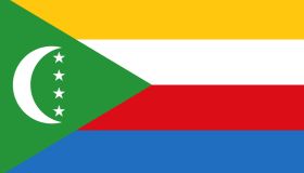 Comoros African Country Flag