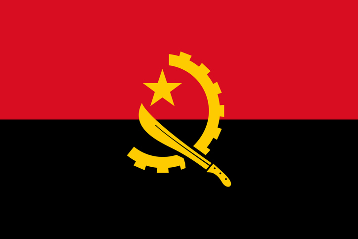 Angola African Country Flag