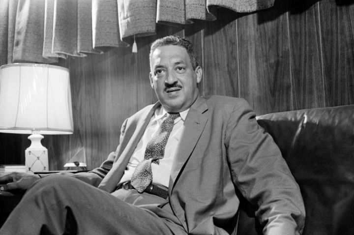 Thurgood Marshall, Attorney for NAACP, Seated Portrait, Thomas J. O'Halloran, September 17, 1957