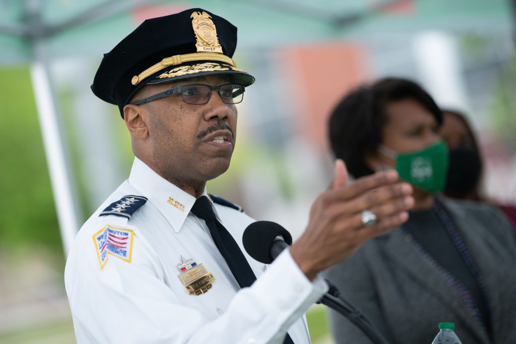 On Monday, May 3, 2021, Mayor Muriel Bowser and Robert J. Contee, III, Acting Chief, Metropolitan Police Department launched the 2021 Summer Crime Prevention Initiative at Rosedale Recreation Center in NE Washington, DC.