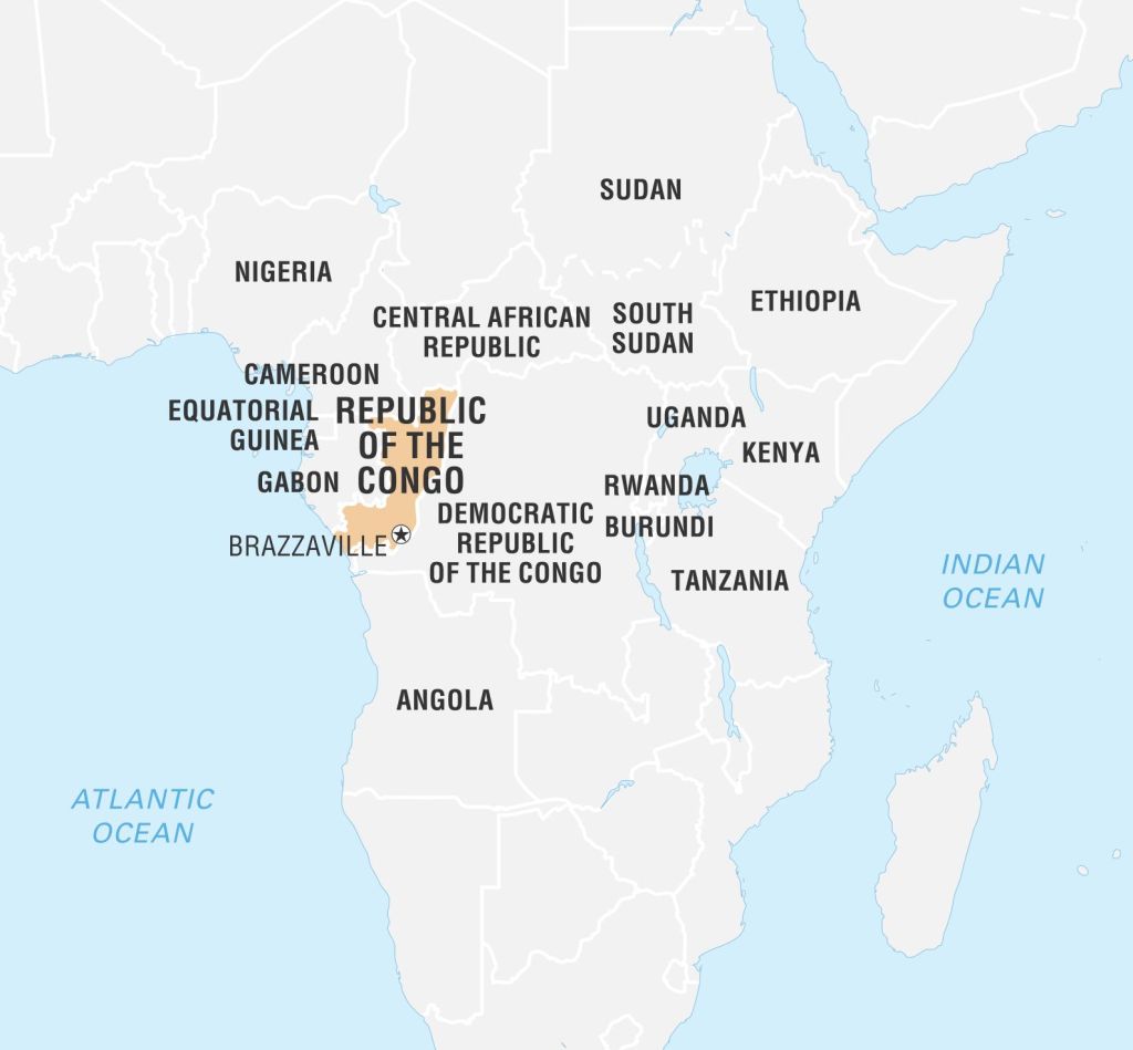 World Data Locator Map, Republic of the Congo