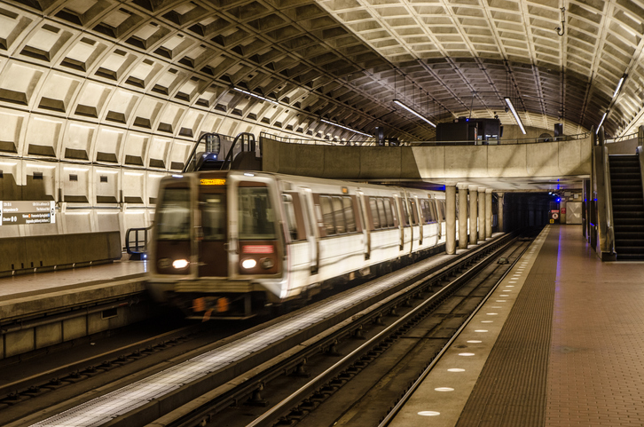 Washington DC subway station