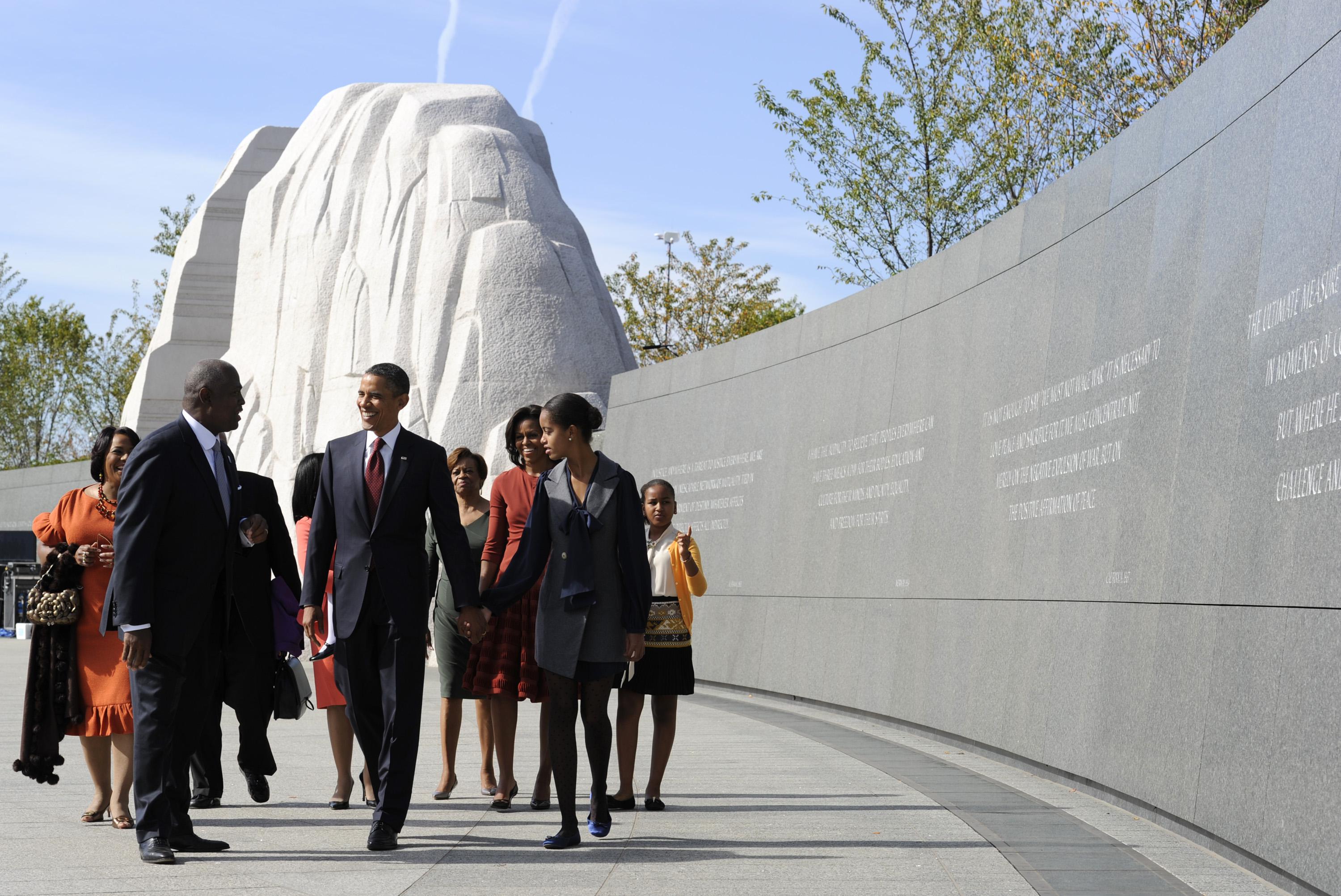 Martin Luther King Memorial Dedication Held On National Mall