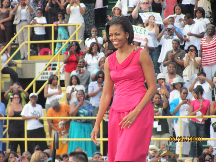 Michelle Obama in Detroit