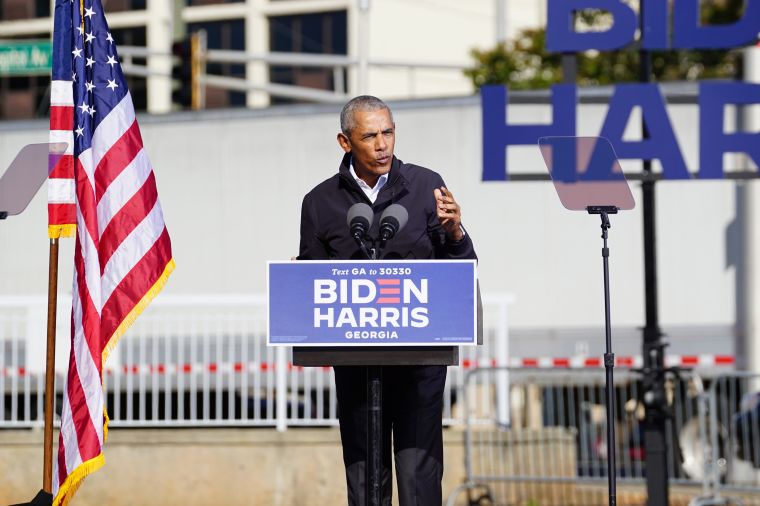 Barack Obama at Biden-Harris rally in Atlanta, Georgia