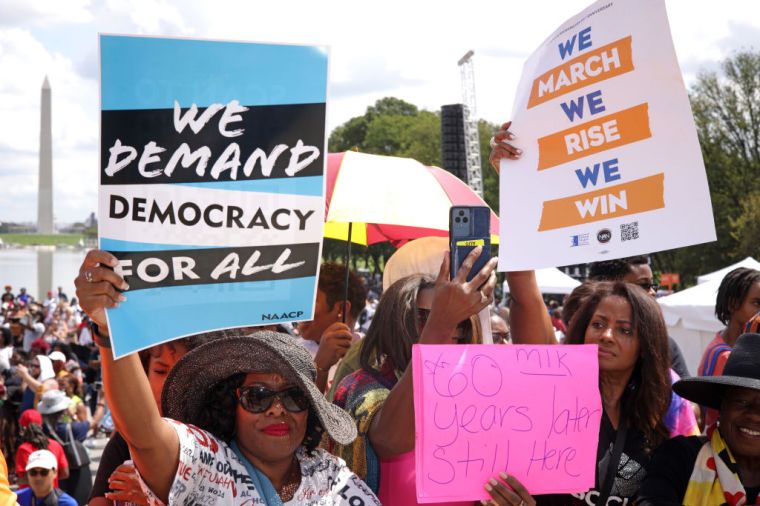 Thousands Gather For The 60th Anniversary Of The March On Washington