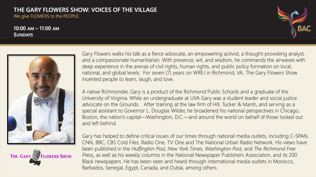 THE GARY FLOWERS SHOW: VOICES OF THE VILLAGE