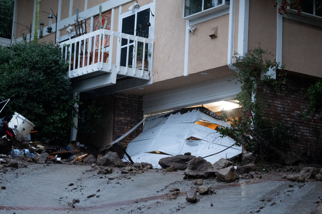 Heavy rain causes major damage in Los Angeles