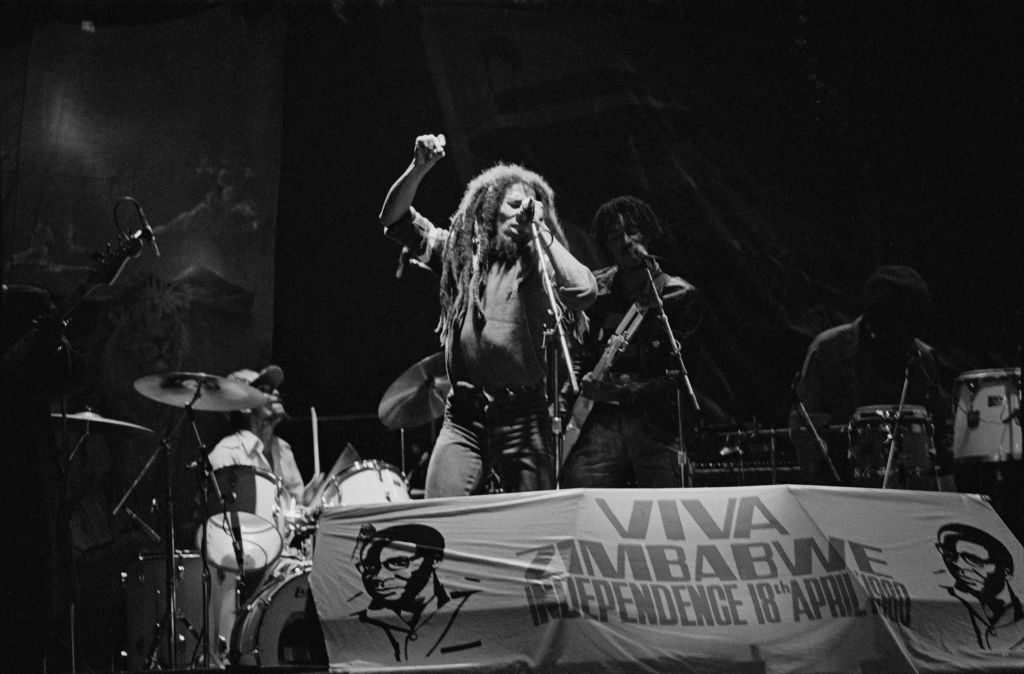 Bob Marley Performs At Zimbabwe Independence