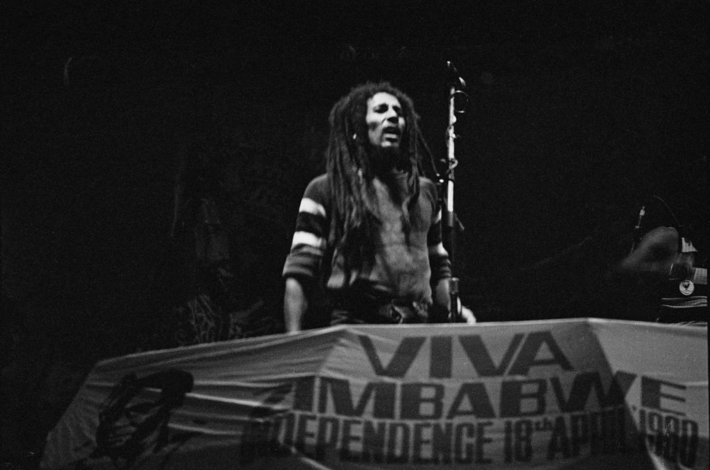 Bob Marley Performs At Zimbabwe Independence
