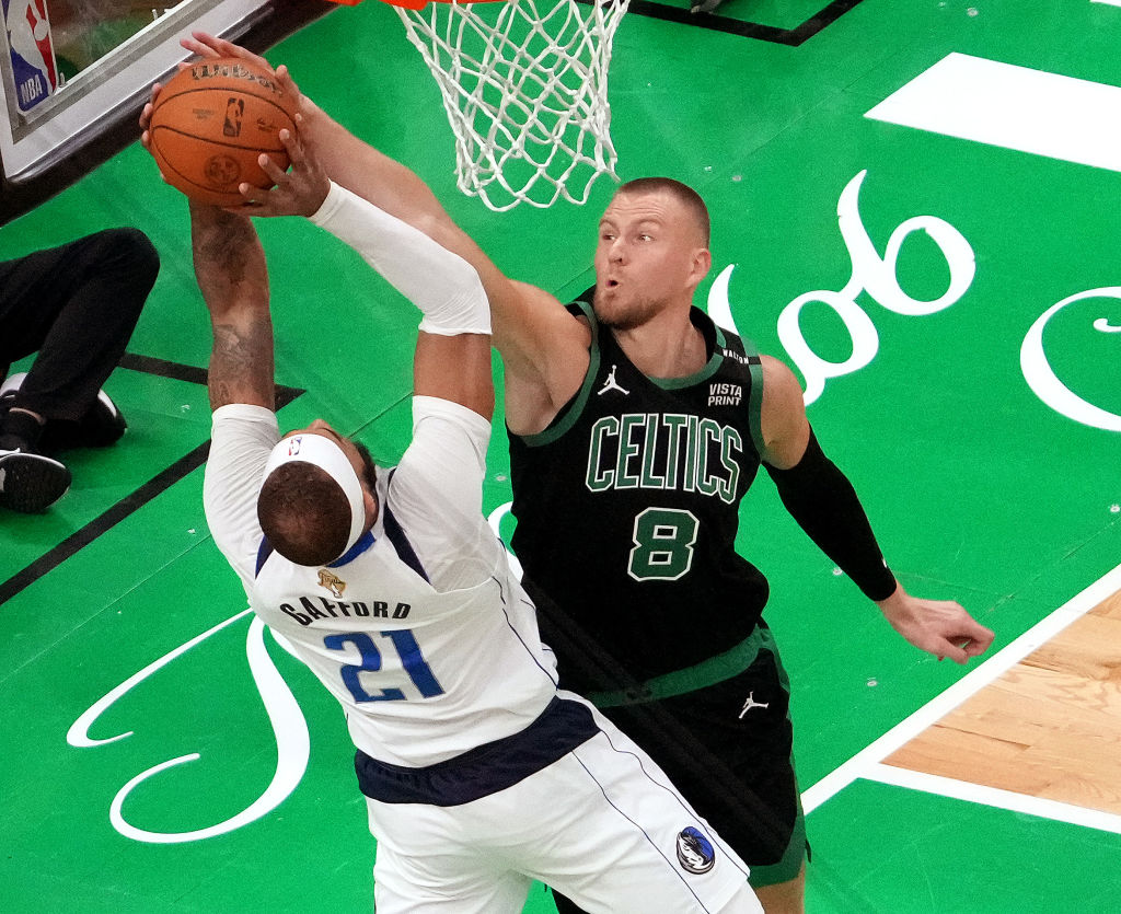 Dallas Mavericks (98) Vs. Boston Celtics (105) At TD Garden (2024 NBA Finals, Game 2)