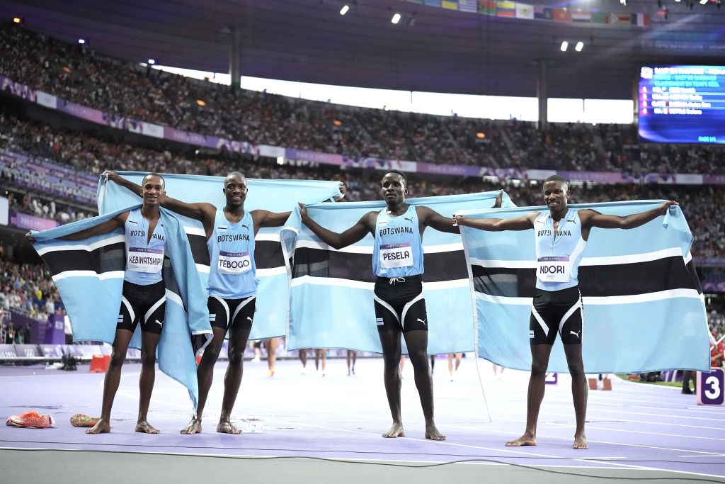 FRANCE-PARIS-OLY-ATHLETICS-4X400M RELAY-MEN