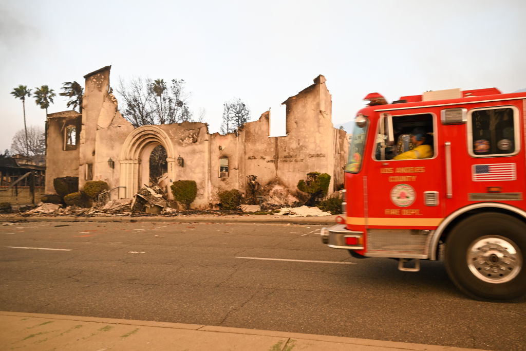 Eaton wildfire in Los Angeles