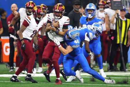 NFC Divisional Playoffs: Washington Commanders v Detroit Lions